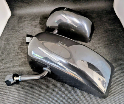 Caterham LH & RH larger "GT Le Mans" style mirrors with DPR "Eccles" type mount