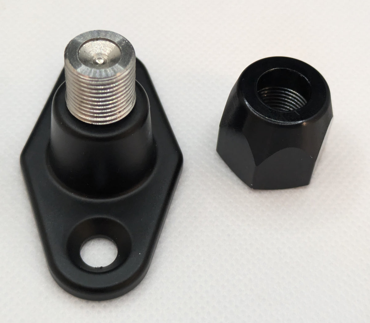 Single Spa Mirror Black Nut Conversion Kit