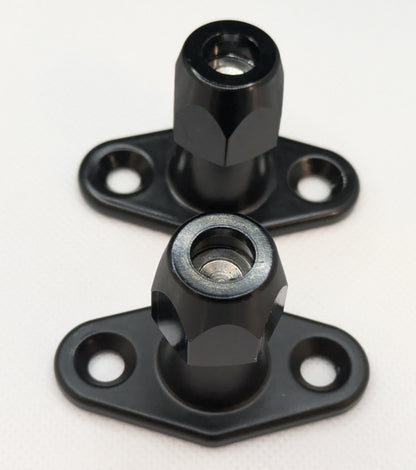 Single Spa Mirror Black Nut Conversion Kit